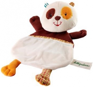 Doudou panda Clara marionnette  Lilliputiens, Creativtoys