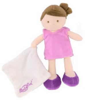 Poupée rose foncé tenant un doudou - Les p'tites chipies - petit modèle - BN757 Baby Nat