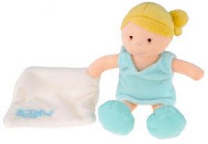 Poupée bleue tenant un doudou - Les p'tites chipies - petit modèle - BN757 Baby Nat
