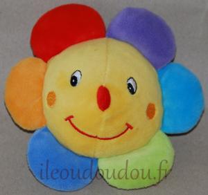 Hochet fleur multicolore Paradise Toys
