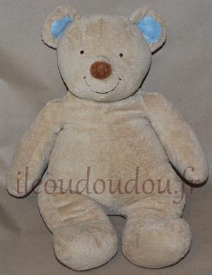 Peluche ours marron - The Baby Collection Nicotoy