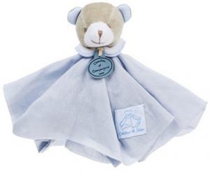 Doudou l'Ange ours bleu petit modèle - DC2358 Doudou et compagnie