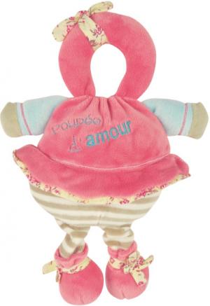 Poupée Les Bouilles de doudou rose DC1435DL Doudou et compagnie