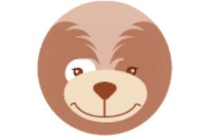 Tête Les Bouilles de doudou ours - DC1438DL Doudou et compagnie