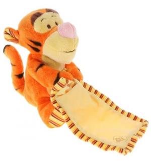 Peluche Tigrou tenant un doudou couverture jaune Disney Baby, Nicotoy, Simba Toys (Dickie)