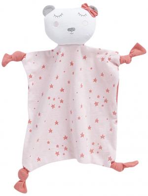 Doudou ours rose et blanc Tape à l'oeil TAO (Tape à l'oeil)