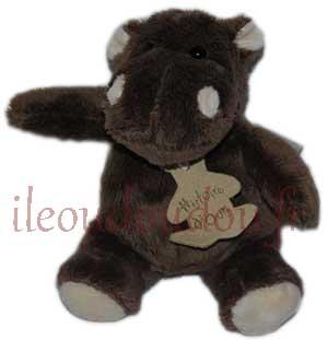 Peluche hippopotame marron - petit modèle HO1059 Histoire d'ours