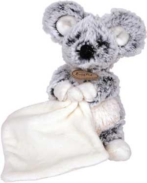 Peluche souris grise avec doudou Les flocons petit modèle BN050 Baby Nat