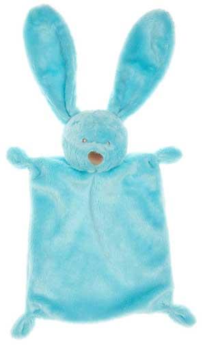 Doudou Plat Lapin Bleu Turquoise Simba Toys Bénélux Nicotoy Kiabi Neuf Etiquette 