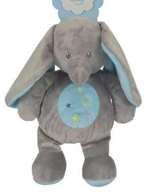 Peluche éléphant gris et bleu Nicotoy, Simba Toys (Dickie)