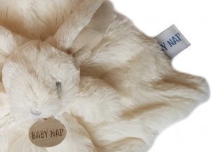 Doudou lapin blanc Les Flocons BN051 sos