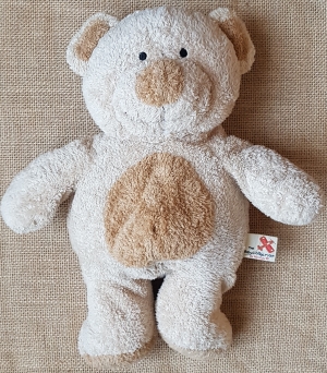 Doudou peluche ours marron The Baby Collection 30 cm Nicotoy