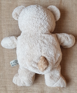 Doudou peluche ours marron The Baby Collection 30 cm
