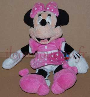 Peluche Minnie rose blanc et noir Disney Baby, Nicotoy, Simba Toys (Dickie)