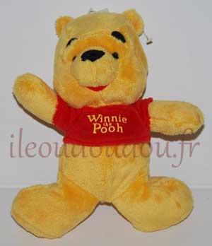 Peluche Winnie l'ourson - Flopsy petit modèle Disney Baby, Nicotoy, Simba Toys (Dickie)