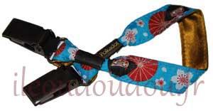Attache doudou Kimono poupée japonnaise Polkadot