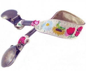 Attache-doudou Microcosmos Polkadot
