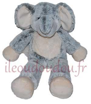 Éléphant peluche gris longues jambes Nicotoy, Simba Toys (Dickie)