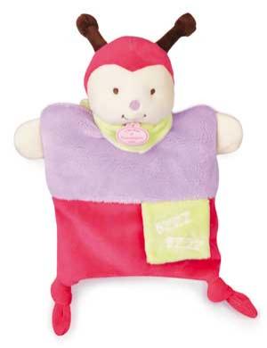 Marionnette coccinelle Bzzz Bzzz Petit secret DC2784 Doudou et compagnie
