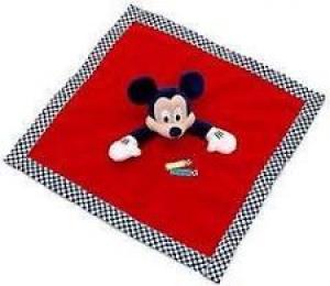 Doudou Mickey Mouse Disney Store rouge et damier Disney Baby