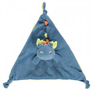 Doudou dragon triangle bleu et vert Orchestra, Prémaman