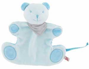 Doudou ours bleu DPAM (Du Pareil Au Même)