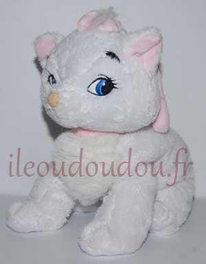 Peluche chat Marie blanc et rose Disney Baby, Nicotoy, Simba Toys (Dickie)
