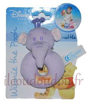 Hochet éléphant Lumpy l'Éfélant Disney Baby, Nicotoy, Simba Toys (Dickie)