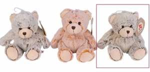 Peluche ours assis marron foncé sos