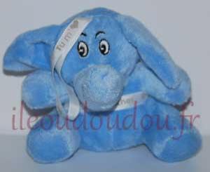 Doudou mascotte éléphant de l'Éléphant bleu Marques diverses