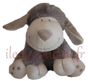 Peluche mouton gris et blanc étoiles Nicotoy, Simba Toys (Dickie)