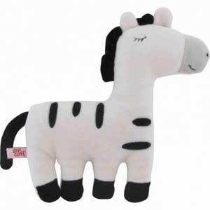 Peluche zèbre blanc et noir DPAM (Du Pareil Au Même)