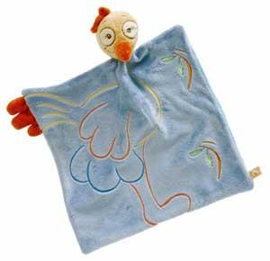 Doudou Sissi autruche bleue Noukie's