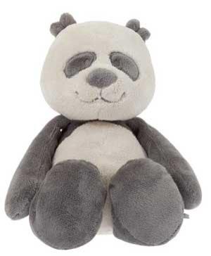 Peluche ours panda Scott gris et beige *Louis et Scott* Noukie's