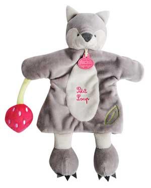 Doudou Petit Loup Les Marionnettes Contes DC2885 Doudou et compagnie