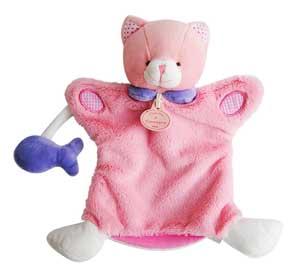Doudou chat rose Les Choupi Doudou DC2900 Doudou et compagnie