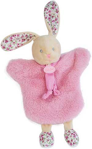 Marionnette lapin rose Poupi - BN099 Baby Nat