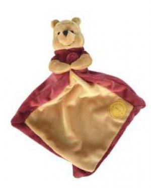 Doudou Winnie Celebrating Years of Adventures marron et bordeaux Disney Baby, Nicotoy, Simba Toys (Dickie)