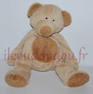 Peluche ours beige et marron Nicotoy, Simba Toys (Dickie)