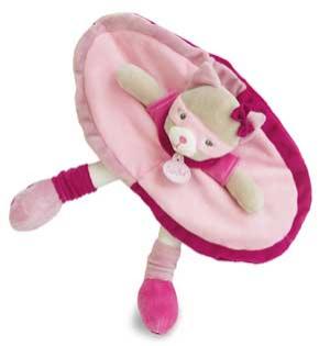Doudou chat rose Les masqués BN0120 Baby Nat