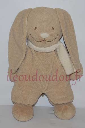 Peluche lapin marron beige et crème *The baby collection* Nicotoy, Simba Toys (Dickie)