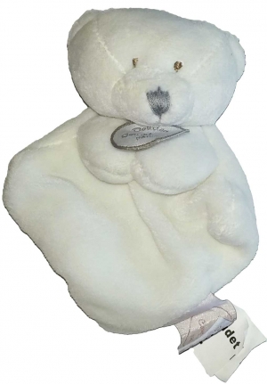 Mini doudou ours blanc DC2355 Doudou et compagnie, Vertbaudet