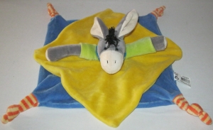 Doudou âne jaune et bleu PlayKids Marques diverses, PlayKids