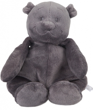 Ours Nouky peluche gris anthracite Noukie's