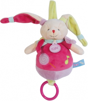 Lapin musical rose Gourmandise BN0127 Baby Nat