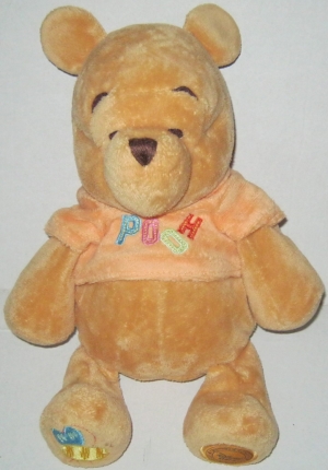 Peluche Winnie orange Disney Store Disney Baby, Nicotoy, Simba Toys (Dickie)