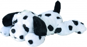 Peluche chien dalmatien blanc et noir couché Nicotoy, Simba Toys (Dickie)