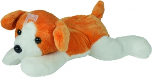 Peluche chien beagle orange et blanc couché Nicotoy, Simba Toys (Dickie)