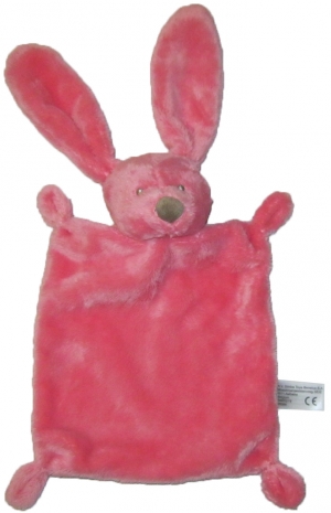 Doudou lapin rose bonbon Simba Toys (Dickie), Nicotoy, Kiabi - Kitchoun
