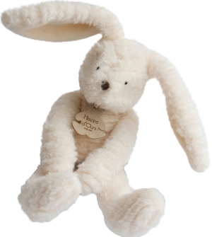 Peluche lapin blanc sweety couture 24 cm HO2643 Histoire d'ours
